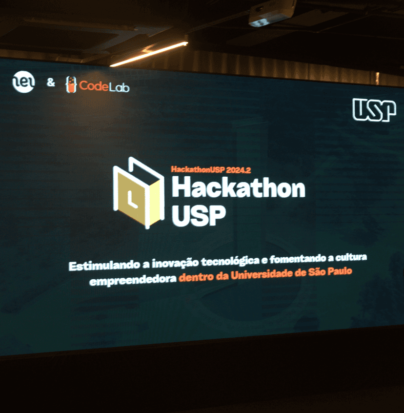 Descrição da imagem sobre o HackaUSP